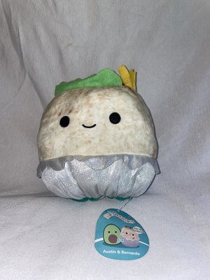 Squishmallows Flip A Mallows 8'' Austin Avocado + Bernardo Burrito Pillow Plush