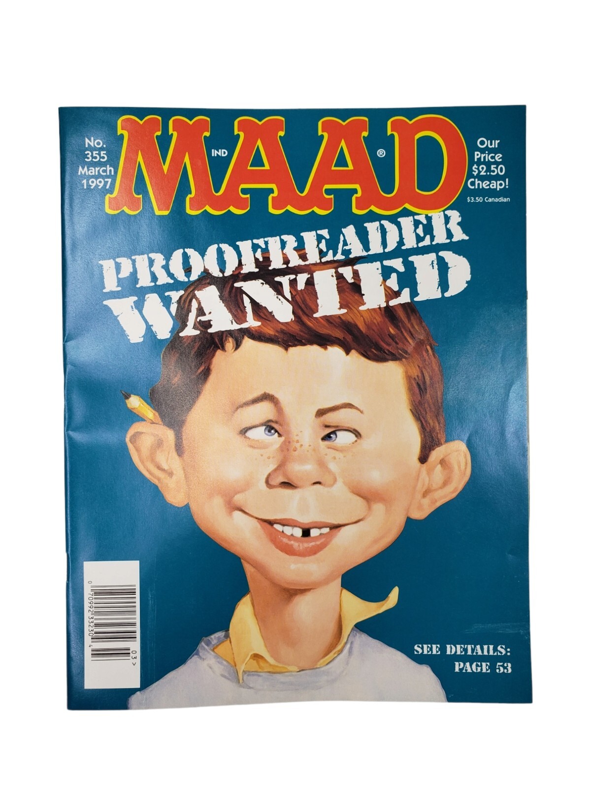 ●MAD LAD MAD Magazine #355 March 1997 Spin City The Single Guy | eBay