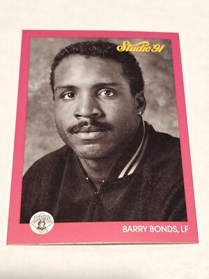 1991 Leaf Studio '91 Barry Bonds Baseball Card #222