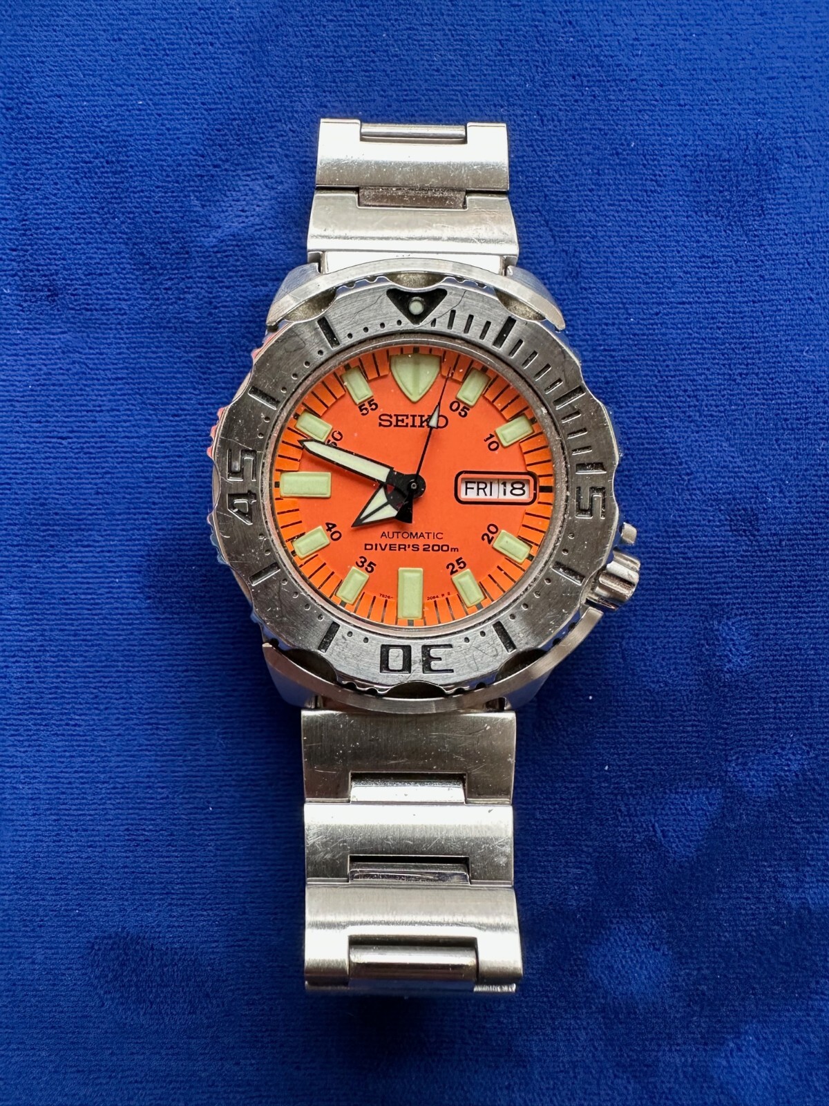 SEIKO ORANGE MONSTER 200m DIVER AUTOMATIC WATCH 1 GEN EXC SEIKO ORANGE MONSTER 200m DIVER AUTOMATIC WATCH 1 GEN EXC