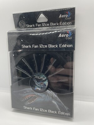 Aero Cool shark fan 12cm black edition (Qty.1)