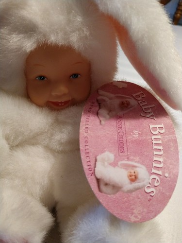 BABY BUNNIES ANNE GEDDES DOLL1997 Plush Easter, No. 525901 with TAGS Collectable