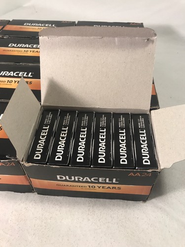 Duracell batteries AA24 10 Years Guaranteed 12 Box Set 288 Total NEW