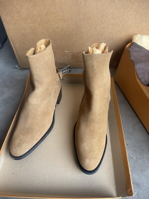 NIB TOD'S Womens PELLAME SUPETKID Brown Suede Boots 36 New