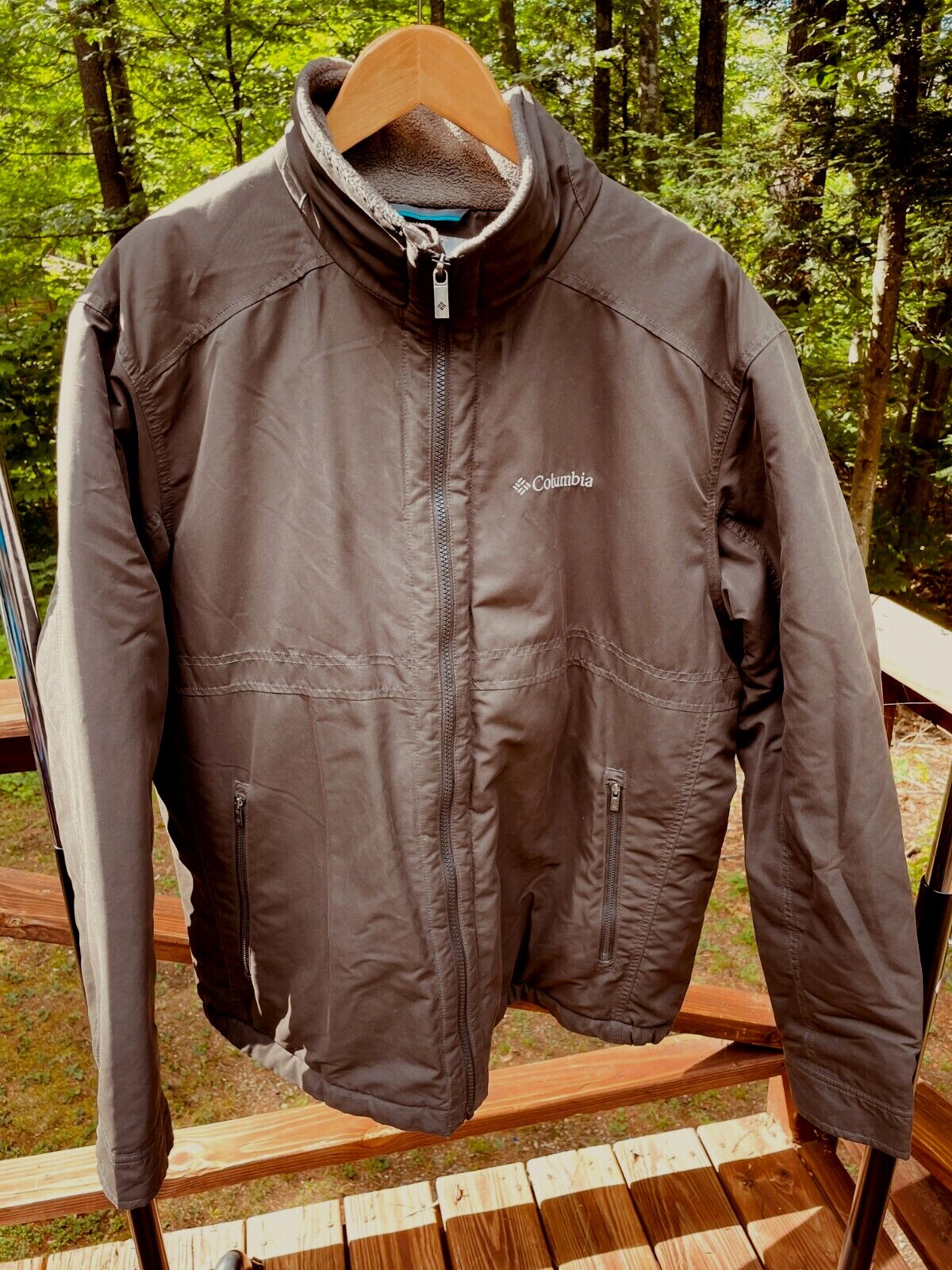 columbia jacket men brown