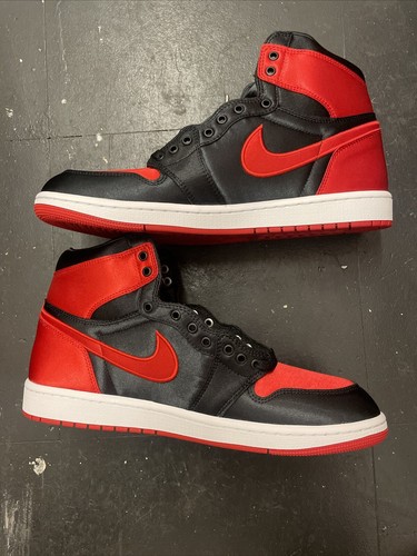 Pre-owned Jordan Size 11.5 -  1 Og High Satin Bred W In Red