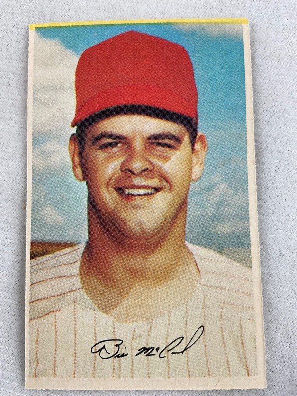 MLB 1969 MLBPA Baseball Stars Official Photostamp-San Diego-Billy