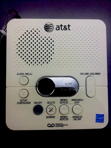 At&T Digital Answering System Model 1740