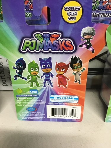 PJ Masks Disney 3” Figures Lot Of 5. Ninja,owlette,gekko,Luna,Romeo Nip