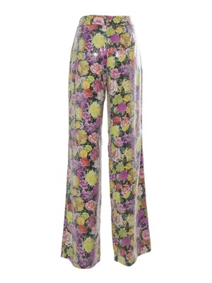 Pre-owned Max Mara Studio Zaino Trousers In Multicolor