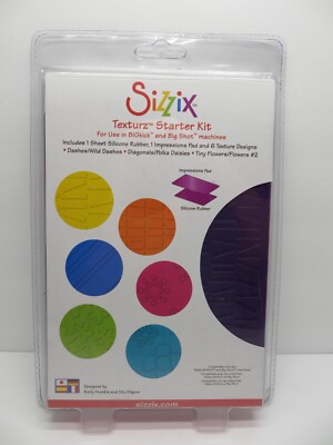 Sizzix Texturz Starter Kit for BIGkick/Big Shot Machines 654376 BRAND NEW