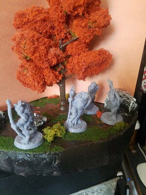 Gnoll Monster clan 4 pack NPC 28mm miniature Dungeons & Dragons Pathfinder TTRPG