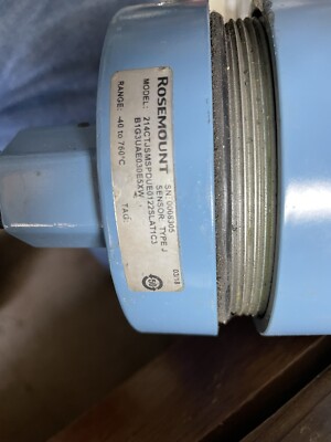rosemount type j 214c model 214ctjsmspdueo122slat1c3b1g3uae030e5xw -40-760c