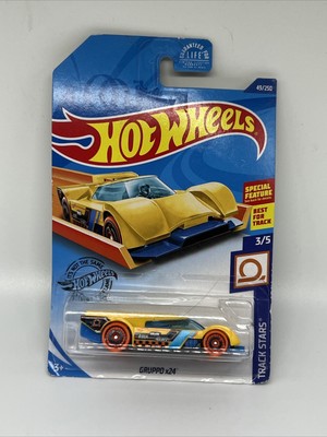 Hot Wheels GRUPPO x24 Yellow TRACK STARS 3/5 49/250 GHF80 Short Card
