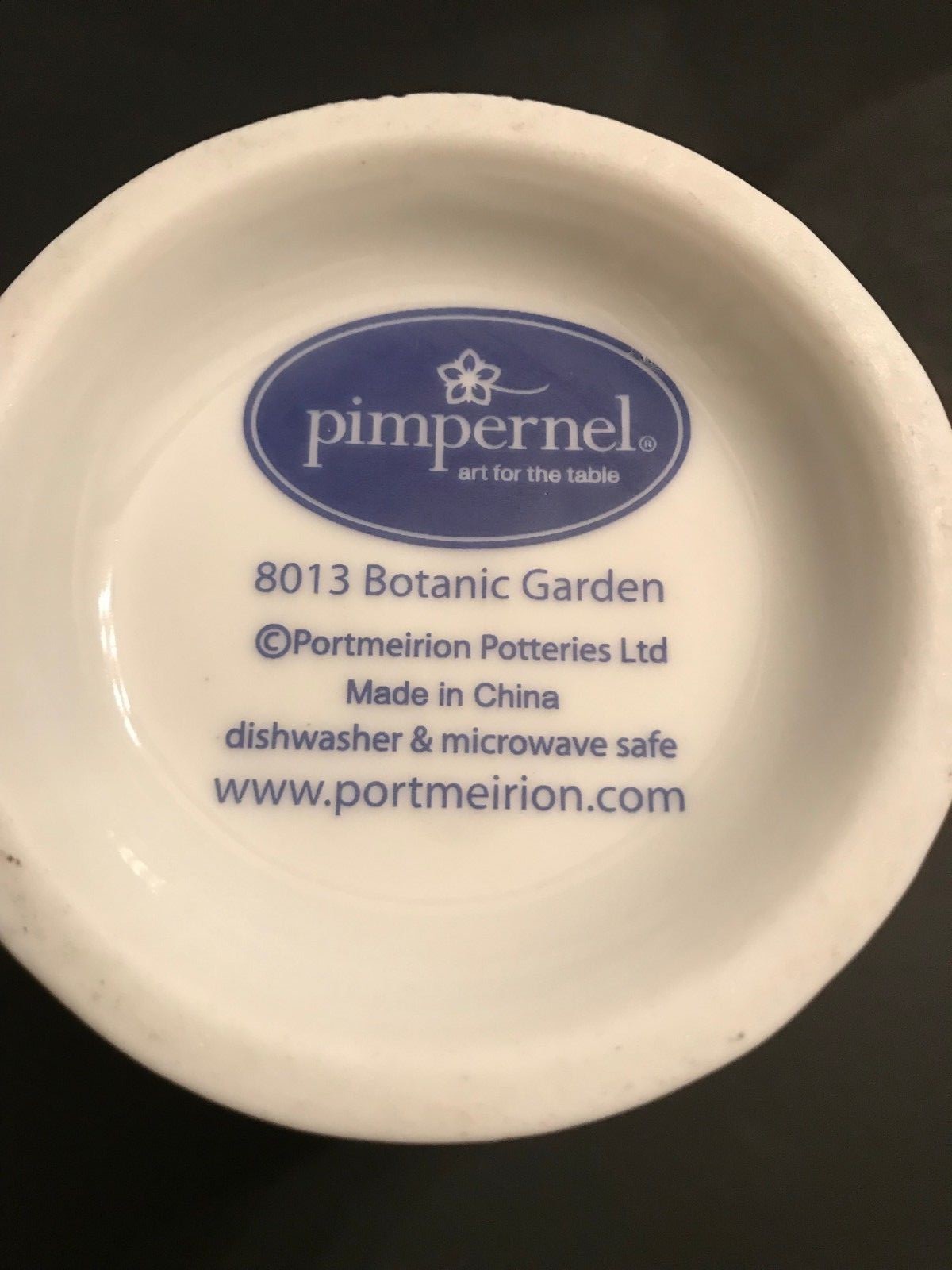 Portmeirion Botanic Garden Pimpernel Sweet Pea Mug