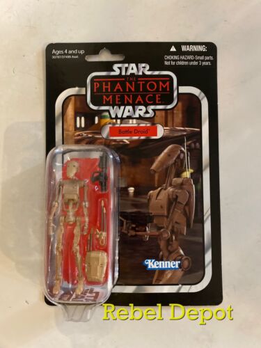 Star Wars The Vintage Collection Battle Droid 375 Figure VC78 New On Card 2011