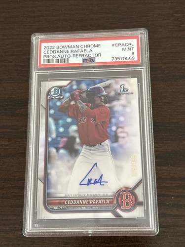 2022 1st Bowman Chrome CEDDANNE RAFAELA Refractor Auto /499