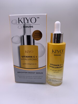 Kiyo Vitamin C + Hyaluronic w/ Vitamin E Brighten Boost Serum 1.75 fl oz