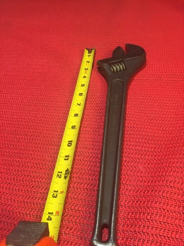 Vintage J.H. Williams Adjustable Wrench AB-15 15