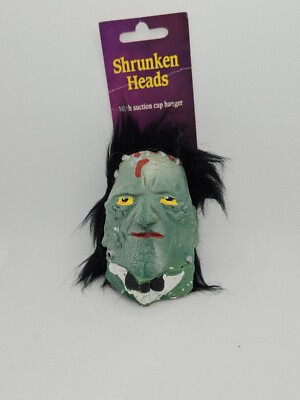 Vintage ''Universal Monsters'' Frankenstein Shrunken Head Mini  Holloween Mask