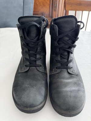 Ecco Gortex Boots Women s EU 39, US 8/8.5 Black Leather Waterproof GUC