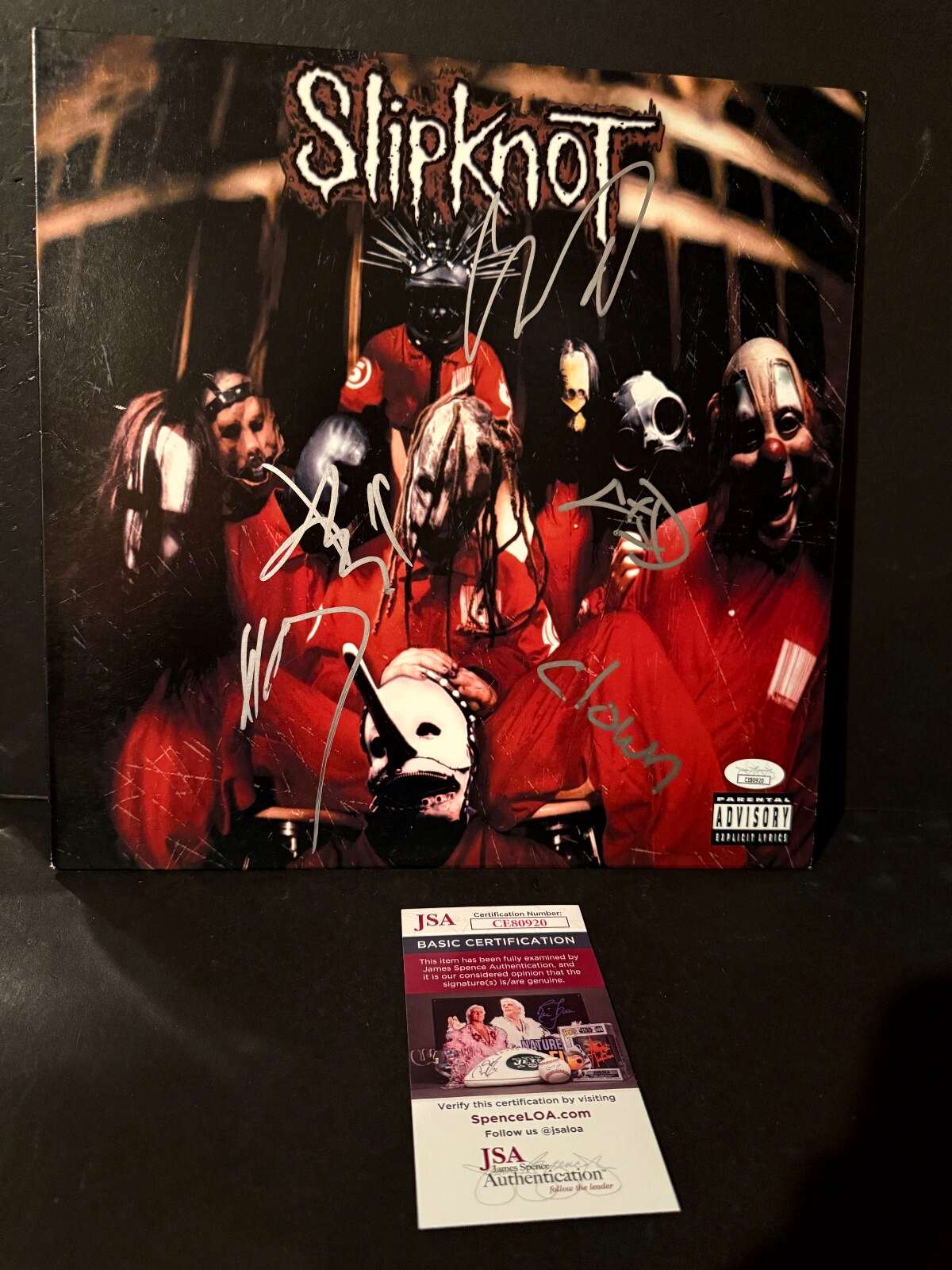 Slipknot DJシドウィルソンのLP ・Clownのスティック激レア品 Slipknot DJシドウィルソンのLP ・Clownのスティック激レア品