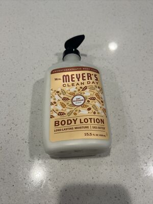 Mrs. Meyer's Clean Day OAT BLOSSOM BODY LOTION 15.5 OZ Used Once