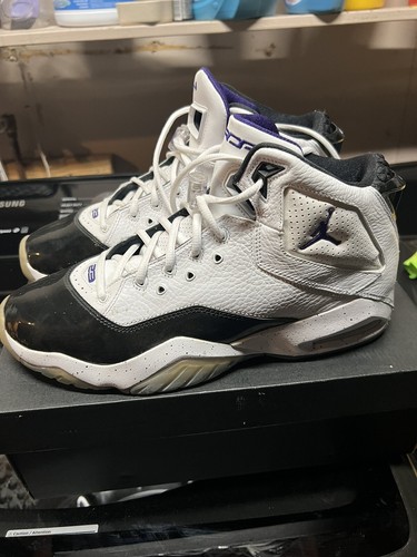jordan 23 purple and white