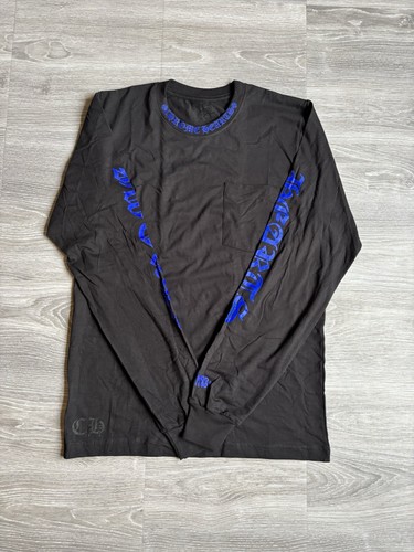 Chrome Hearts Black Neck Logo 1988 Long Sleeve Size Small | eBay