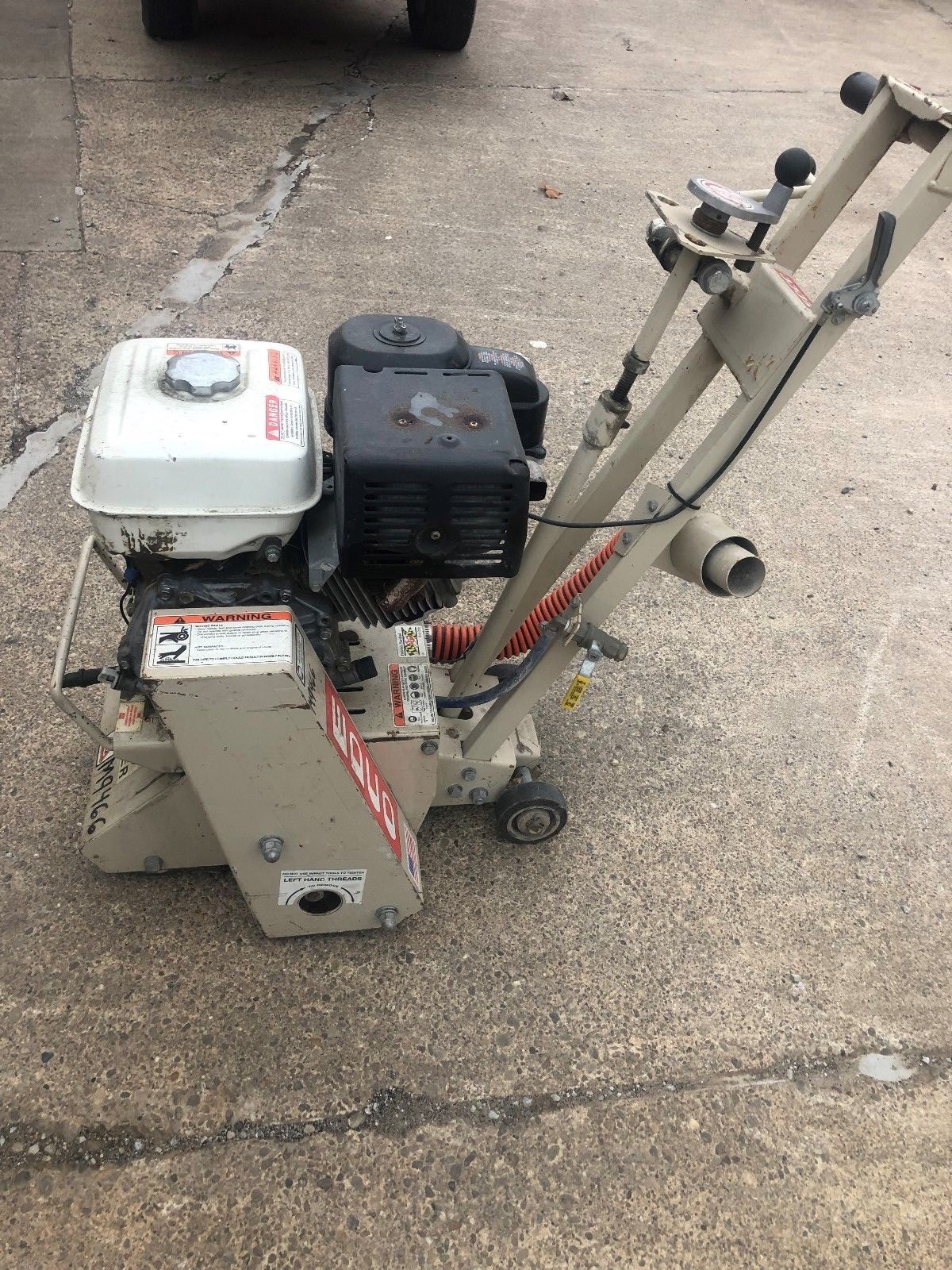 Edco CPM8-9H gas powered concrete crete plane scarifier grinder planer