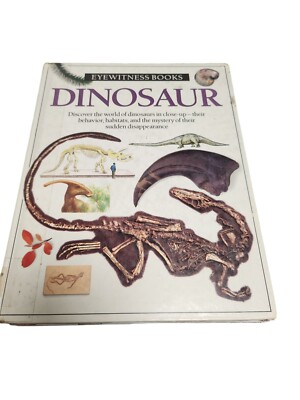 Vintage 1989 Eyewitness Books Dinosaur Mini-Museum Education Learning Book