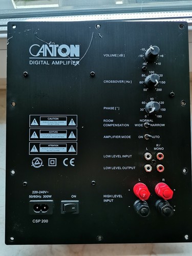 Сабвуфер canton as 85 сгорает предохранитель Canton 12.2 Canton AS 85.2 as, canton  Bildergalerie