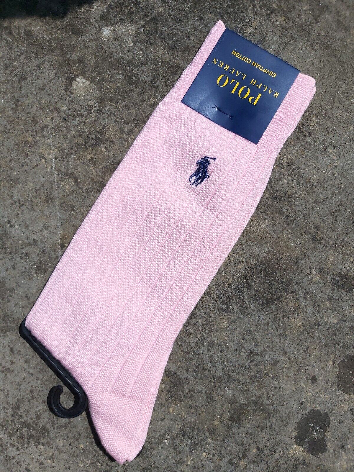 Pink ralph lauren socks hotsell