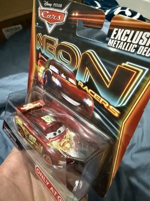 DISNEY PIXAR CARS NEON RACERS LIGHTNING MCQUEEN 2014 SAVE 6