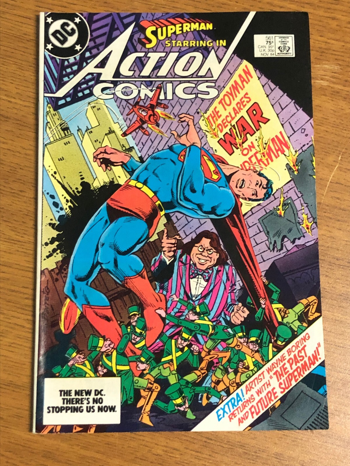 ２００８年 当時もの DCコミックス / DC Comics 非売品 ポスター ADVENTURES OF SUPERMAN #567 MAY 1999 FINE DC COMICS ROBOT