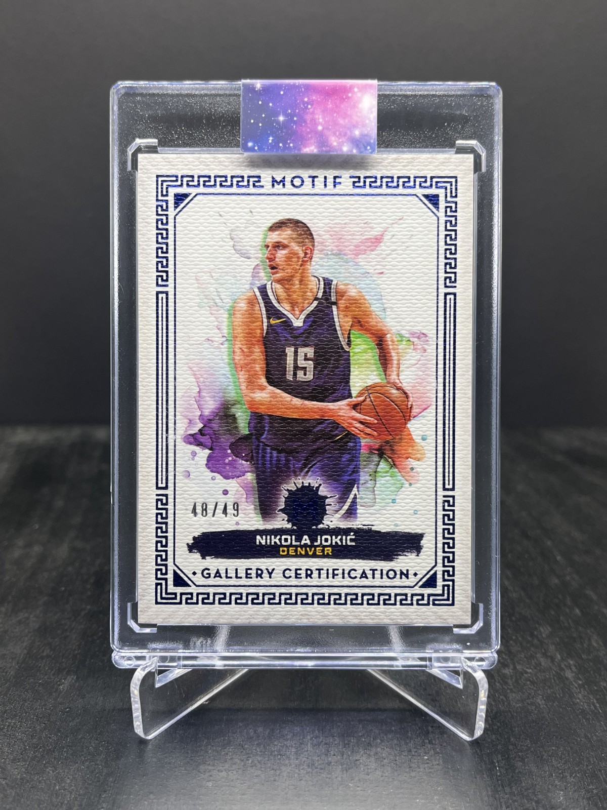 2023-24 Topps Motif Nikola Jokic Gallery Certification