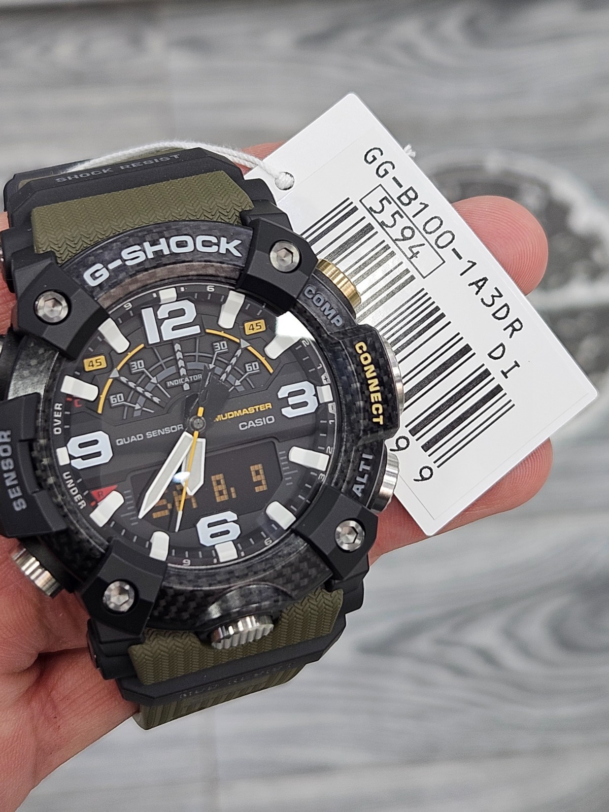 時計 G-SHOCK Mudmaster GG-B100-1A3DR GGB100-1A | Black Mudmaster Men's Watch G-SHOCK | CASIO