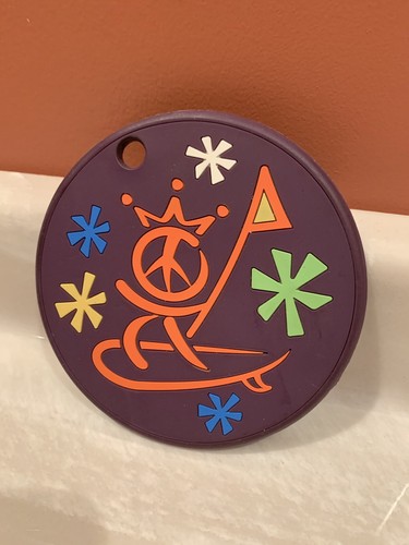 Scotty Cameron Purple Peace Surf Golf Putting Disk Disc Bag Tag