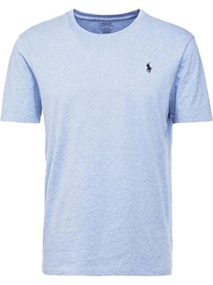 

POLO RALPH LAUREN Мужская синяя футболка с коротким рукавом, Синий, 710624699086
