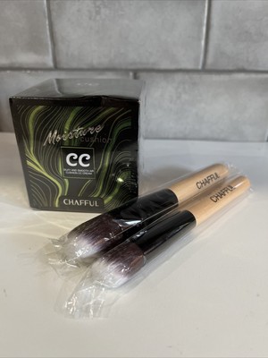 Lot Of Chafful:  CC Cream & 2 Chafful Brushes NEW &  Sealed