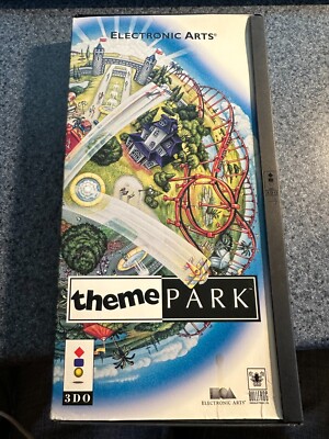 Theme Park for 3DO -Long Box Complete in Box (CIB) (3D0)