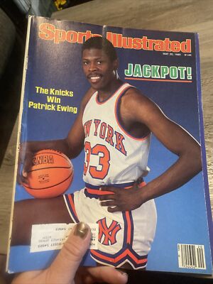 Sports Illustrated May 20, 1985 Patrick Ewing New York Knicks JACKPOT! SI Label