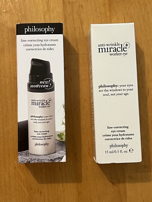 New Philosophy Anti-Wrinkle Miracle Worker+ Line-Correcting Eye Cream 15ml 0.5oz