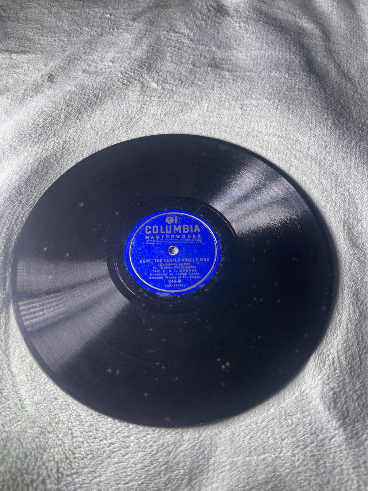 COLUMBIA 1915 Record 78 rpm 246 HARK THE HERALD ANGEL SINGS