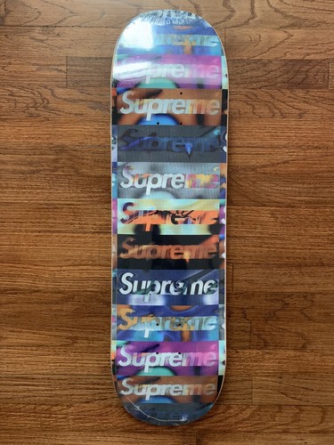 Supreme Distorted Logo Deck (black) | eBay