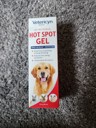 Vetericyn Plus Antimicrobial Hot Spot Gel, Relief +