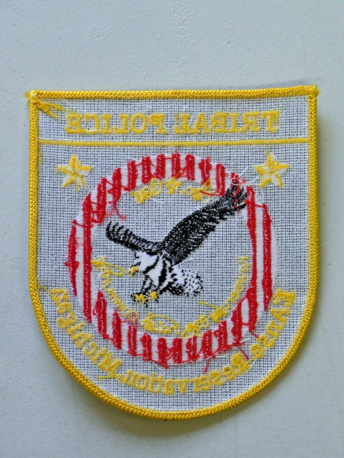 Vintage Tribal Police Patch 1936 Keweenaw Bay Indian Community L'Anse Res. 4366