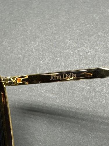 Pre-owned John Dalia Brad C100 55-18-145 Sunglasses In Gold And Black