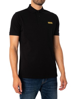 

Мужская рубашка-поло Barbour International Essential, черная, Черный, MML1318BK11
