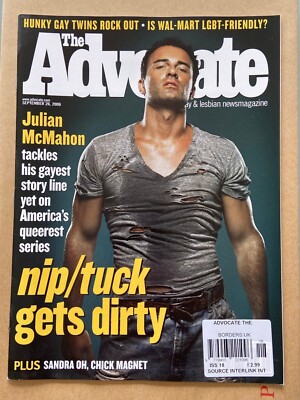The Advocate Magazine / Julian McMahon / September 2006 / NEW